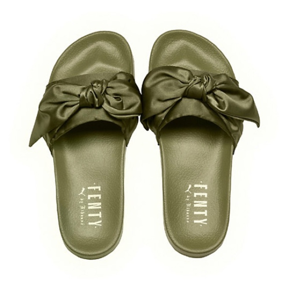 Rihanna Fenty Slides with Bow